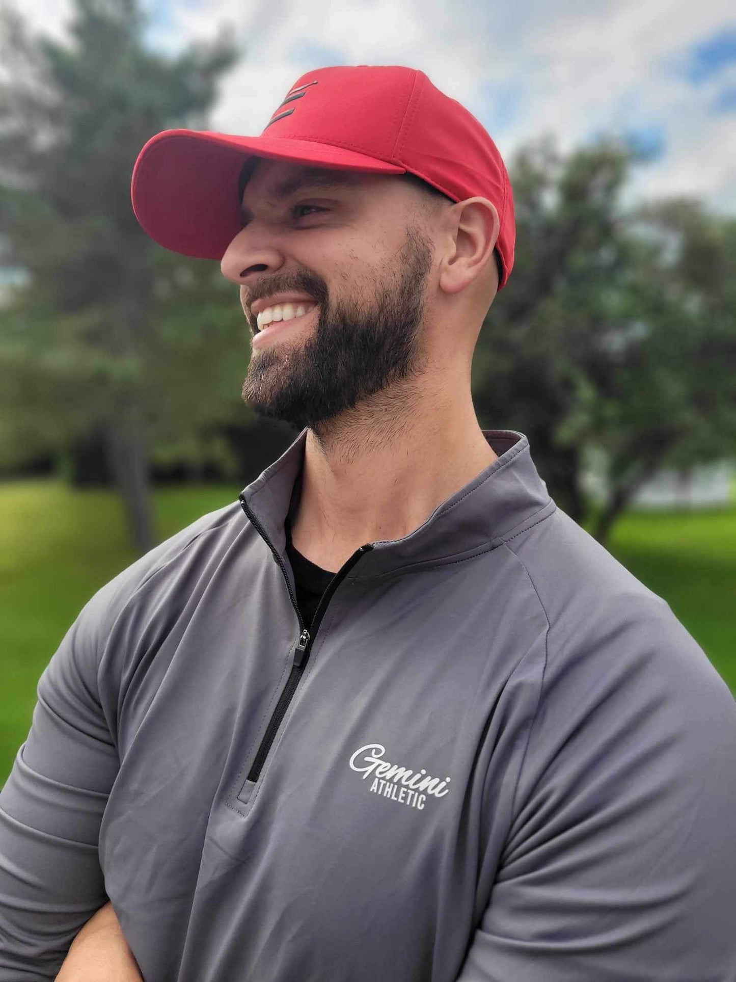 Gemini Active Quarter-Zip – Haut de performance manches longues