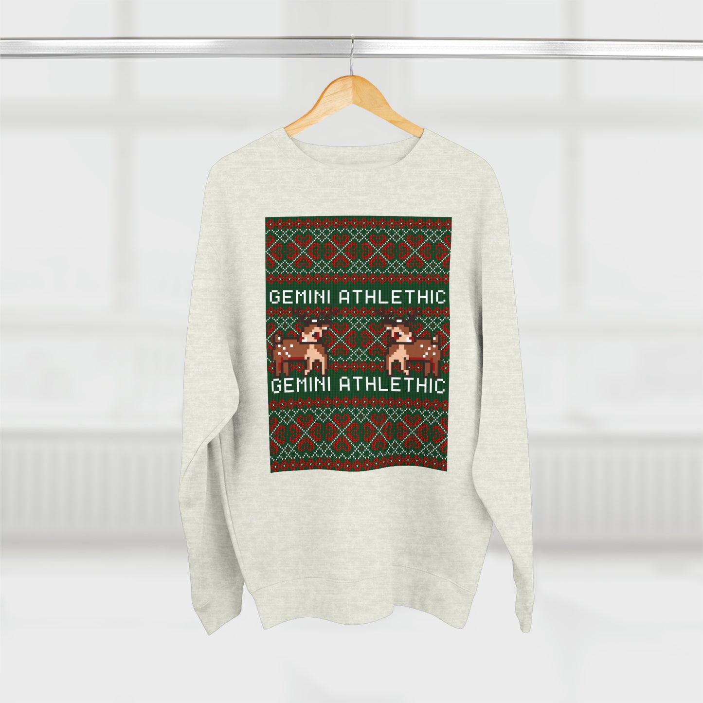 Unisex Premium Christmas pixel Crewneck